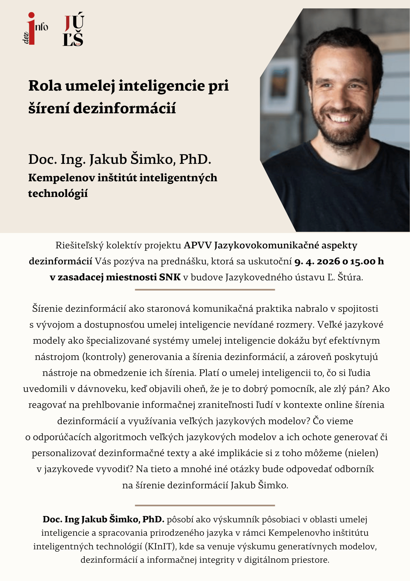 Rola umelej inteligencie pri šírení dezinformácií