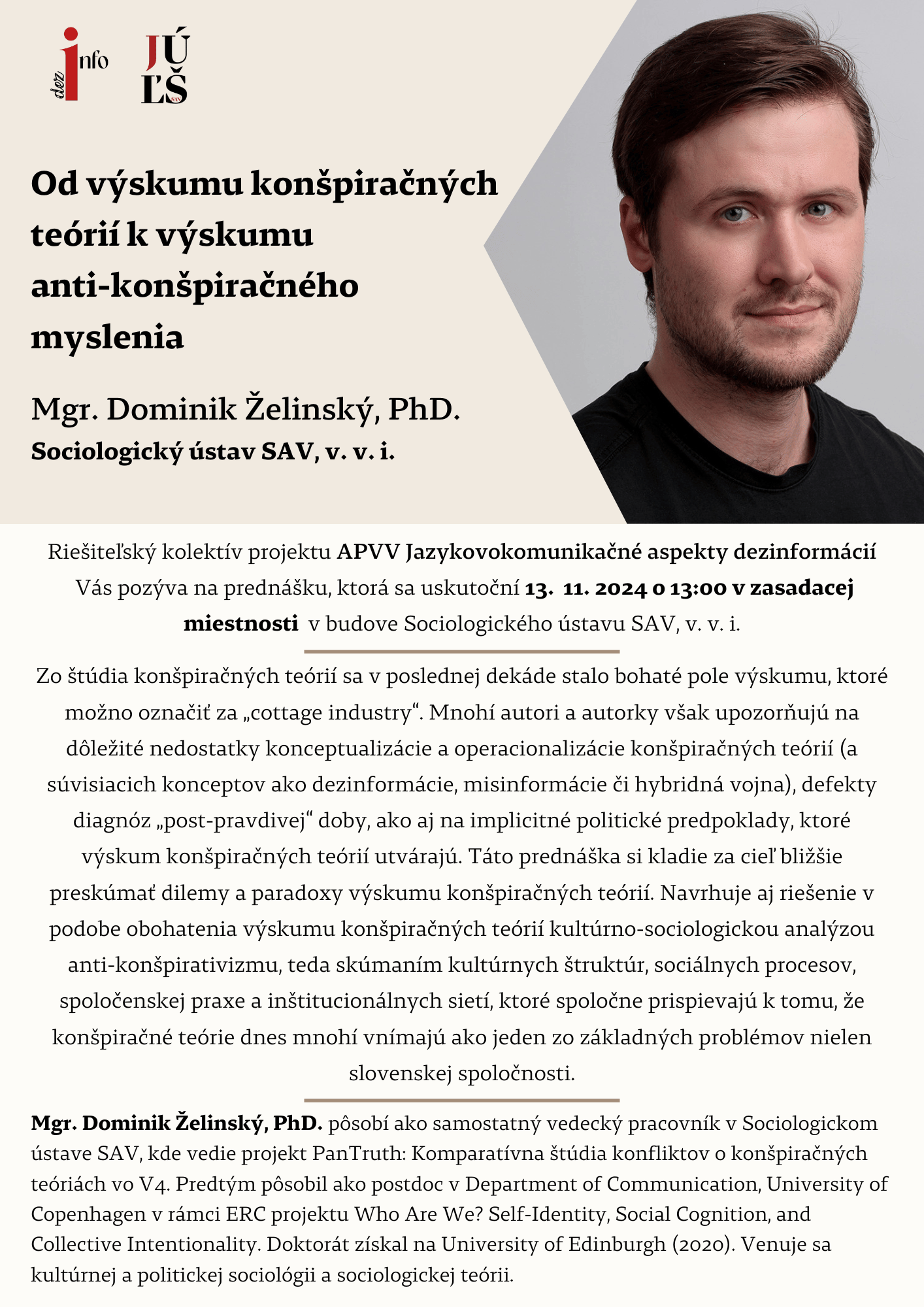 Od výskumu konšpiračných teórií k výskumu anti-konšpiračného myslenia